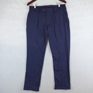 Fradi Techno Performance Pants Mens 32x29 Blue Golf Stretch Tech Made in Italy